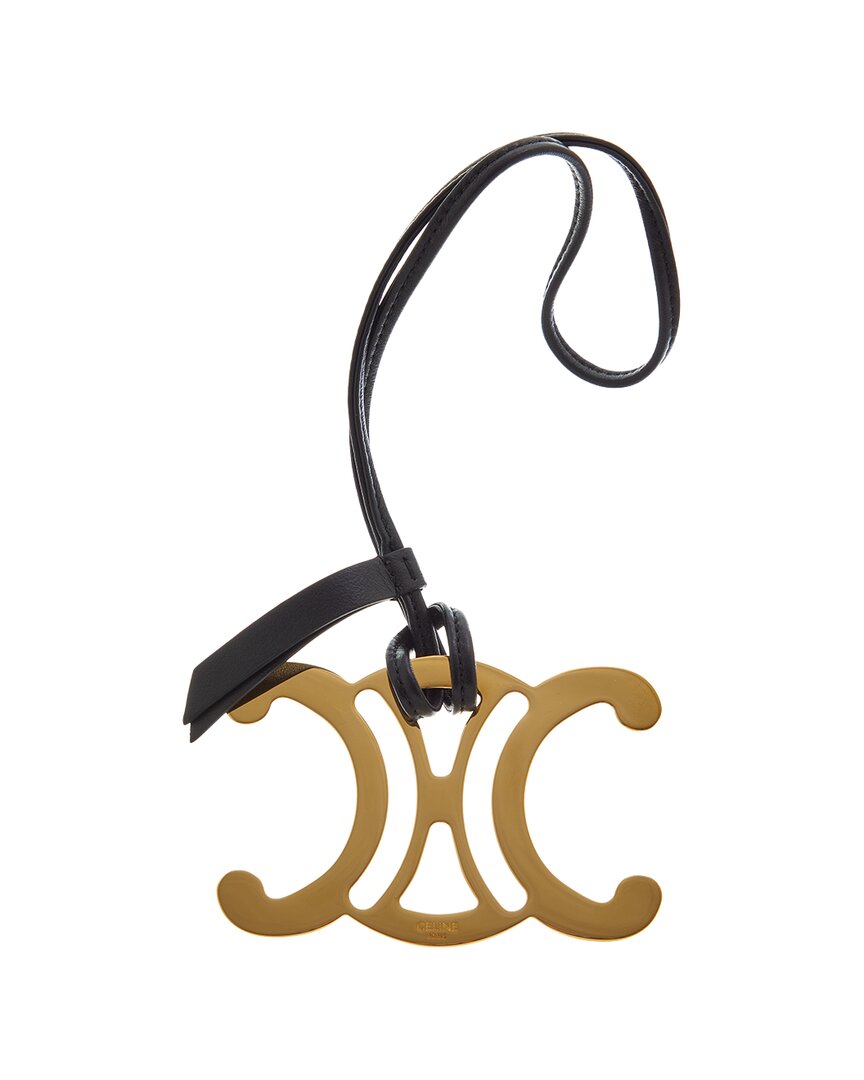 CELINE Celine Maxi Triomphe Leather Charm