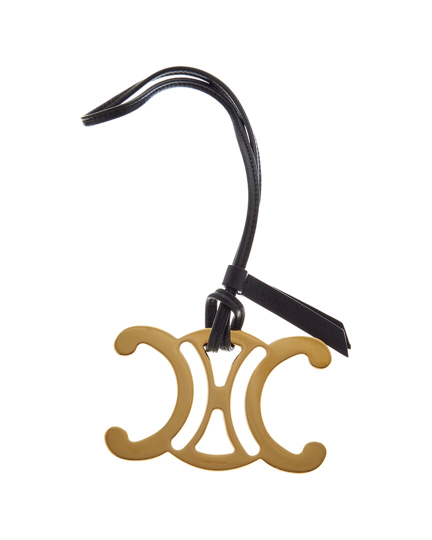 CELINE Celine Maxi Triomphe Leather Charm
