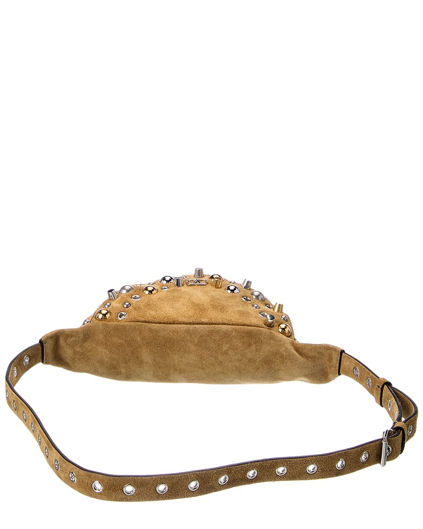 Valentino Valentino Vlogo Suede Belt Bag
