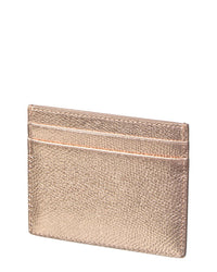 Valentino Valentino Vlogo Signature Leather Card Case