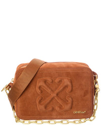 Off-White Medium Suede Camera Bag