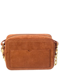 Off-White Medium Suede Camera Bag