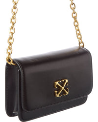 Off-White™ Leather Wallet On A Chain