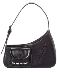 Off-White™ Jitney Leather Hobo Bag