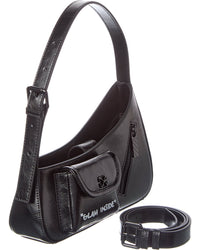 Off-White™ Jitney Leather Hobo Bag