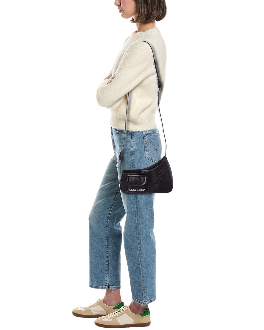 Off-White™ Jitney Leather Hobo Bag