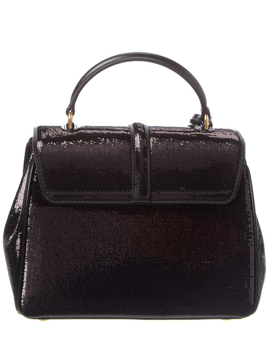 Celine 16 Mini Sequin Leather Satchel