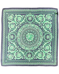 Versace Barocco Print Silk Scarf