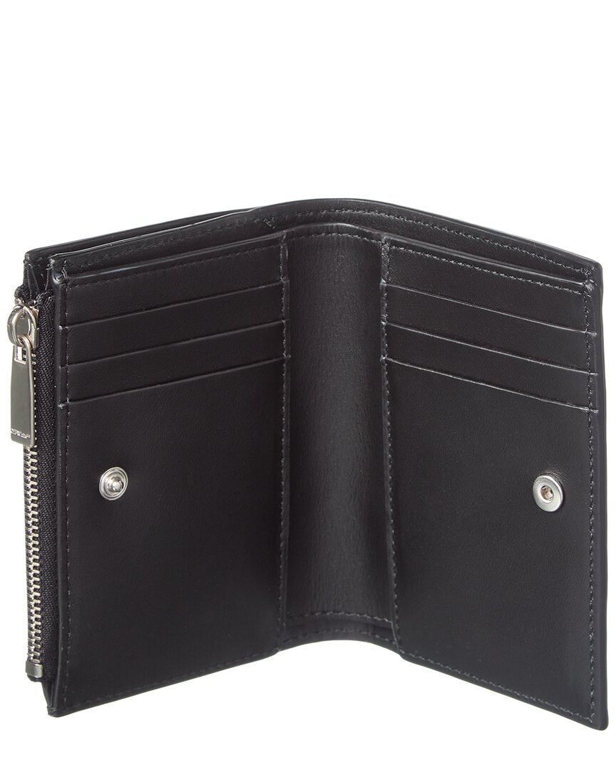 Off-White™ Off-White™ Quote Bifold Leather Zipped Card Case