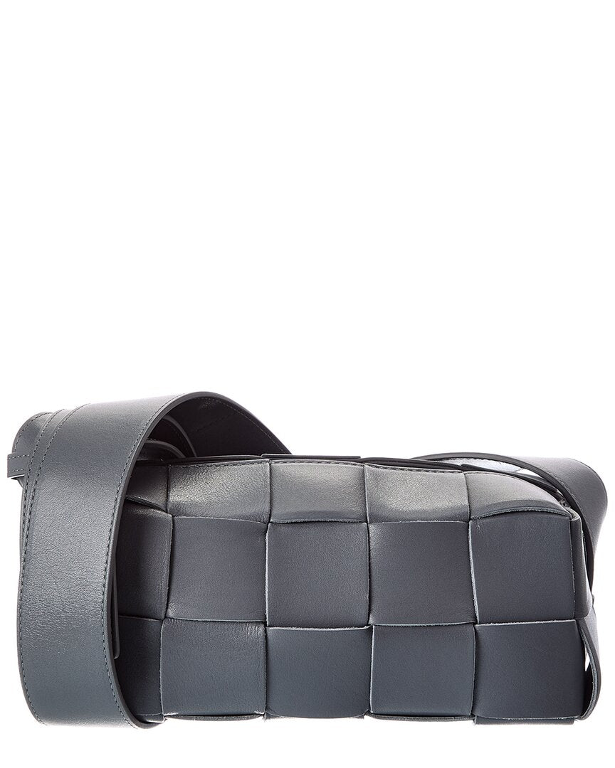 Bottega Veneta Bottega Veneta Brick Cassette Small Maxi Intrecciato Leather Shoulder Bag