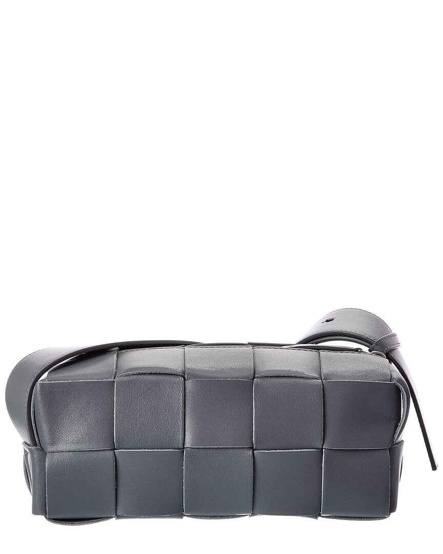 Bottega Veneta Bottega Veneta Brick Cassette Small Maxi Intrecciato Leather Shoulder Bag