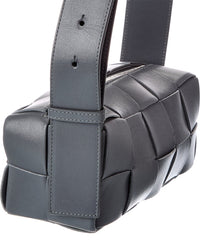 Bottega Veneta Bottega Veneta Brick Cassette Small Maxi Intrecciato Leather Shoulder Bag