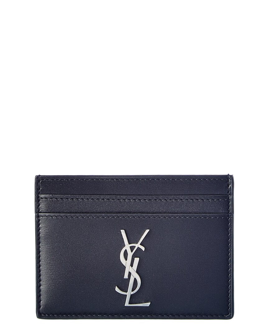 Saint Laurent Saint Laurent Monogram Leather Card Case