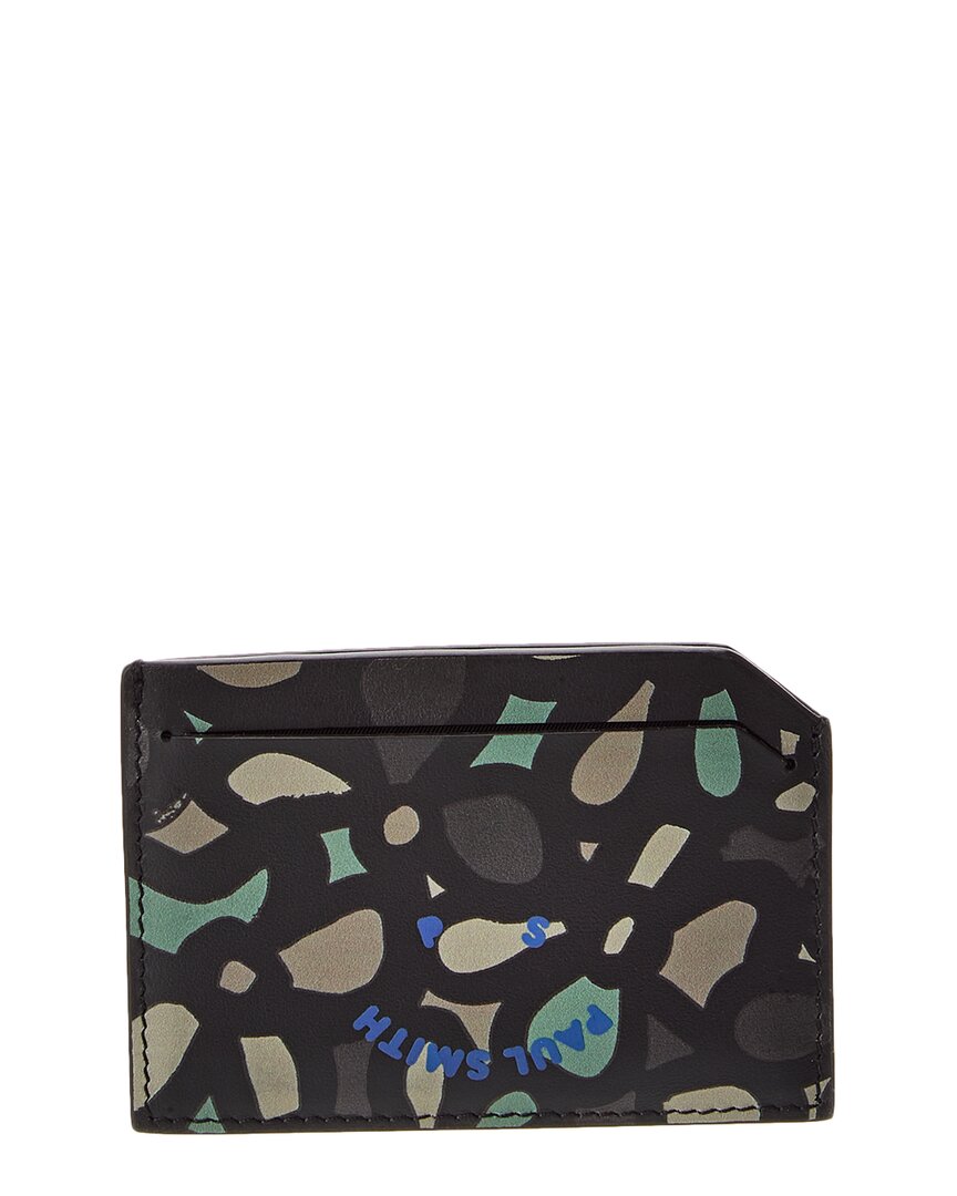 Ps Paul Smith Leather Card Holder Green