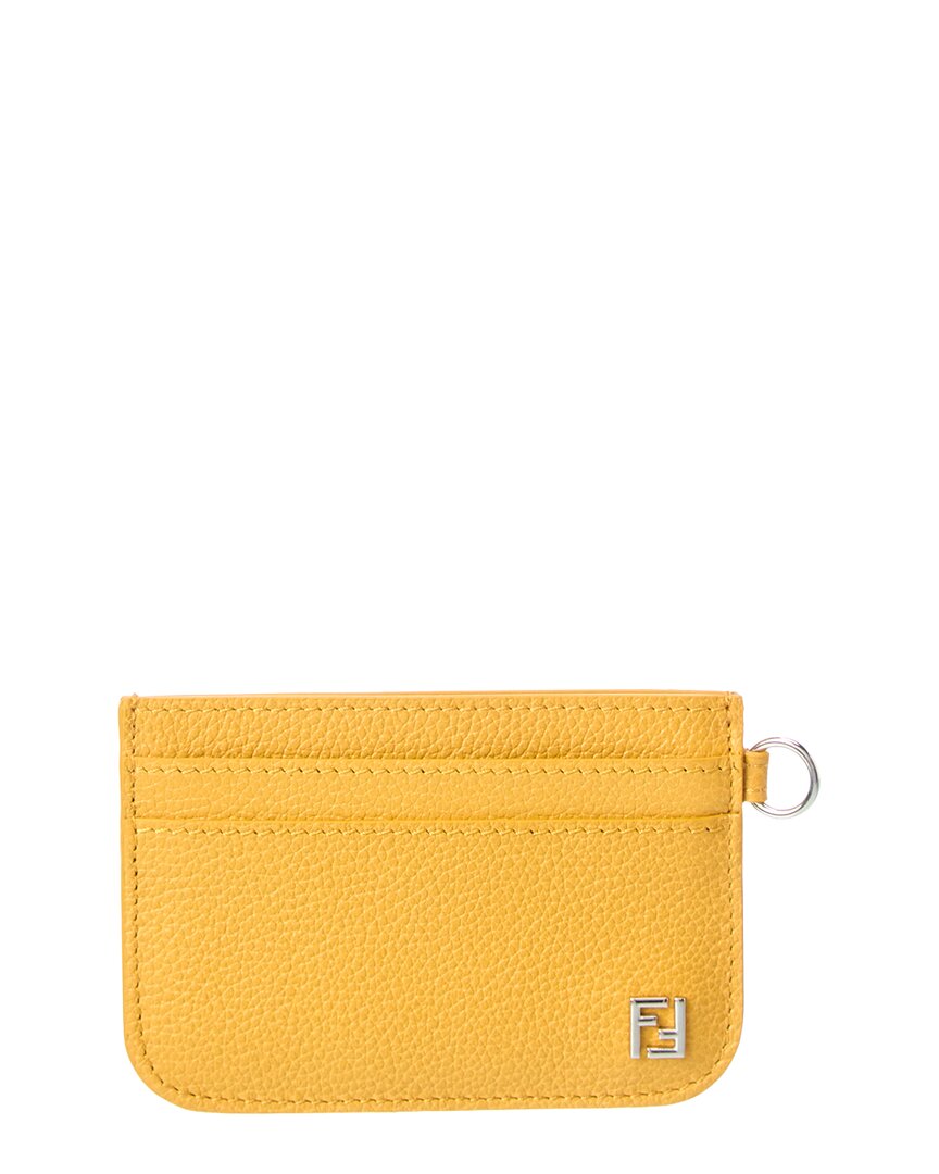 Fendi Ff Leather Card Case