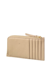 Celine Long Leather Zip Card Holder