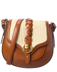 Isabel Marant Isabel Marant Raffia & Leather Crossbody
