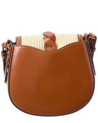 Isabel Marant Isabel Marant Raffia & Leather Crossbody
