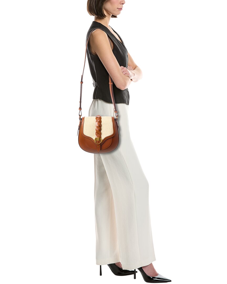 Isabel Marant Isabel Marant Raffia & Leather Crossbody