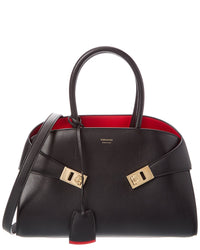 Ferragamo Ferragamo Hug Small Leather Satchel