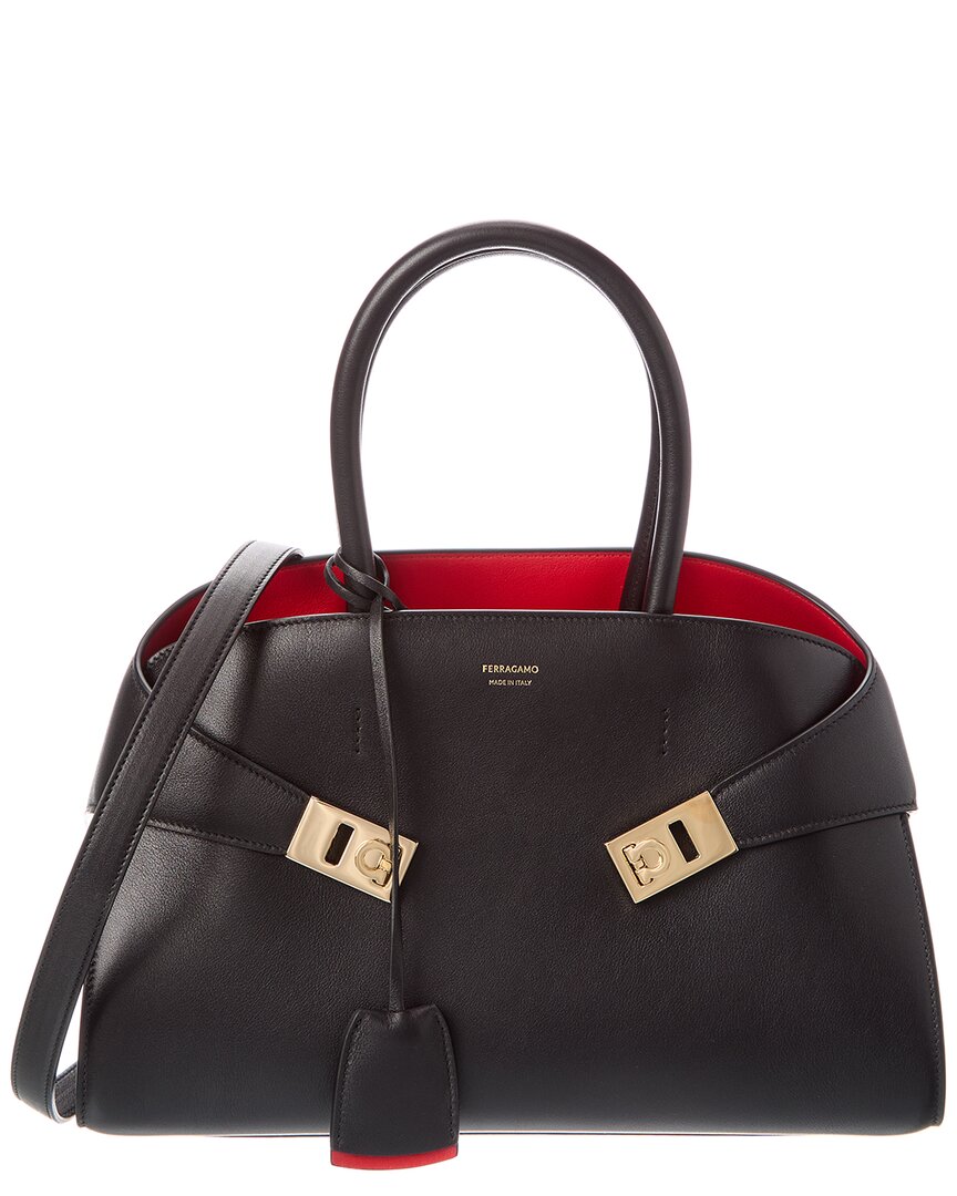 Ferragamo Ferragamo Hug Small Leather Satchel