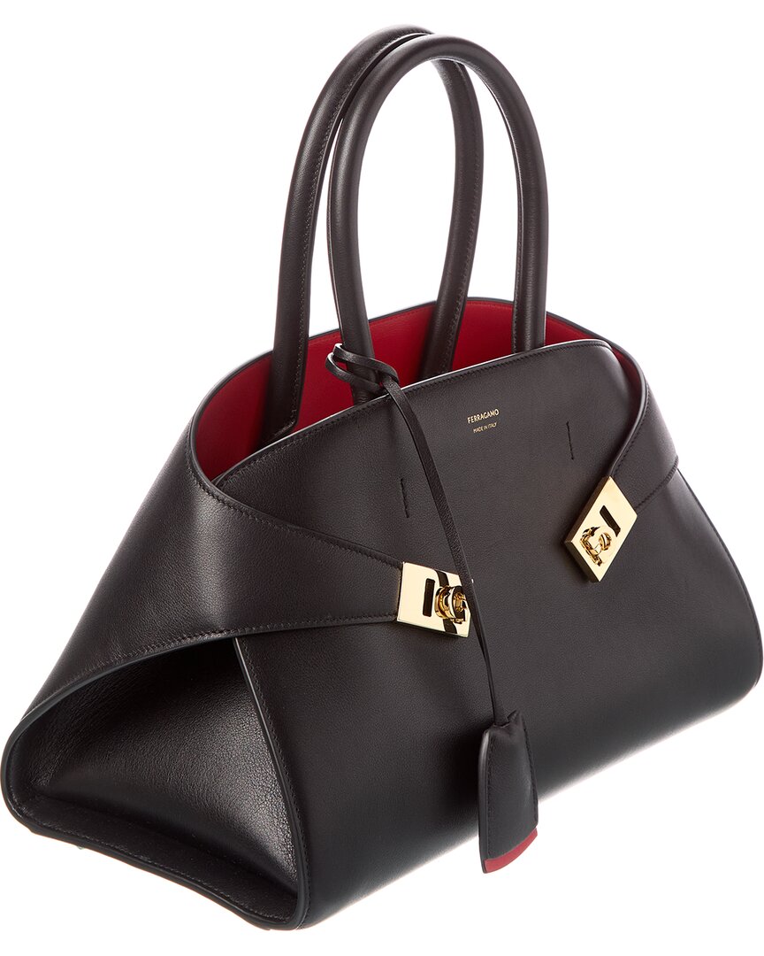 Ferragamo Ferragamo Hug Small Leather Satchel