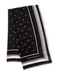 Givenchy 4G Cashmere & Silk-Blend Scarf