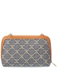 CELINE Celine Logo Leather Crossbody