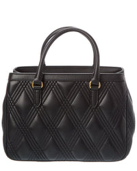 Valentino Vlogo Quilted Leather Satchel