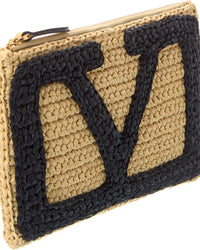 Valentino Viva Superstar Raffia Pouch