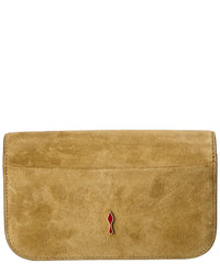 Christian Louboutin Paloma Suede & Leather Shoulder Bag