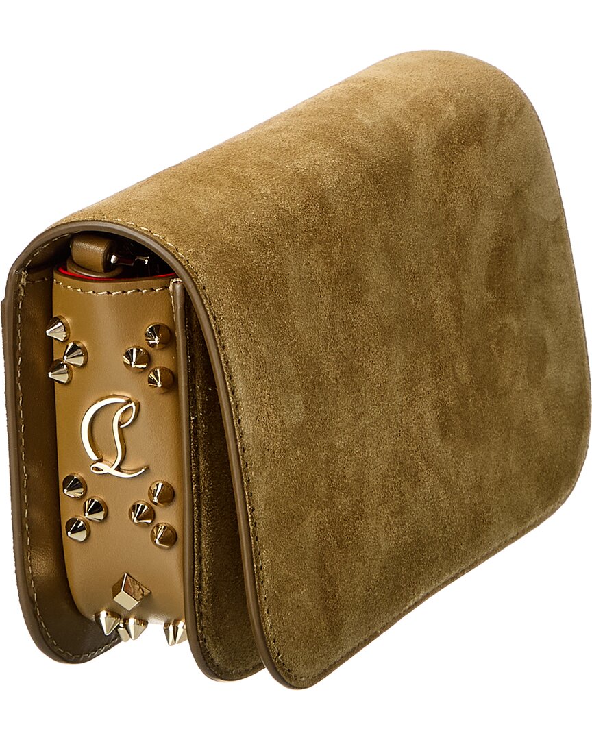 Christian Louboutin Paloma Suede & Leather Shoulder Bag