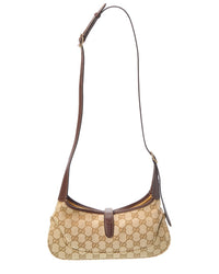 Gucci Gucci Jackie Slim Medium Canvas & Leather Hobo Bag