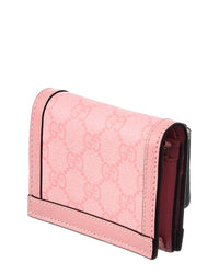 Gucci Gucci Ophidia Gg Supreme Canvas & Leather Card Case