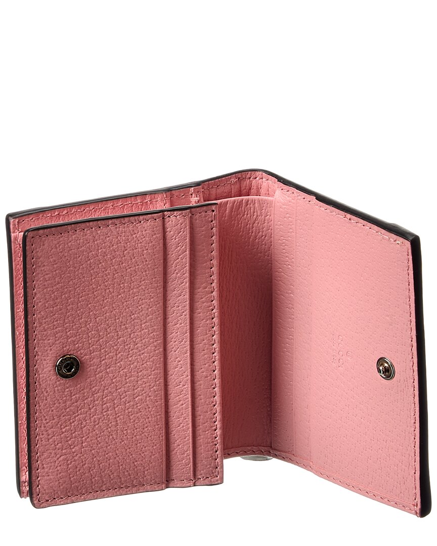 Gucci Gucci Ophidia Gg Supreme Canvas & Leather Card Case