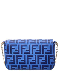 FENDI Dnu Inv Fendi Ff Diamonds Leather Wallet On Chain