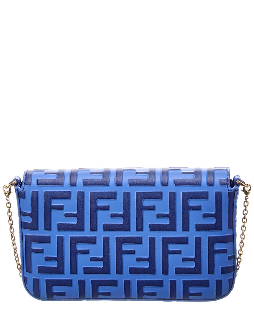 FENDI Dnu Inv Fendi Ff Diamonds Leather Wallet On Chain