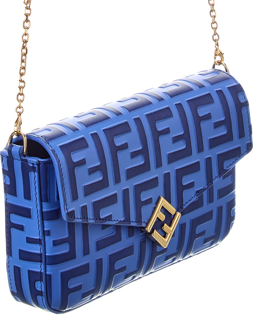 FENDI Dnu Inv Fendi Ff Diamonds Leather Wallet On Chain