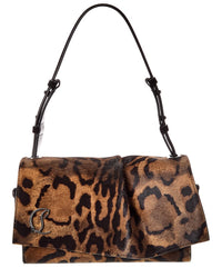 Christian Louboutin Christian Louboutin Baggy Small Haircalf & Leather Shoulder Bag