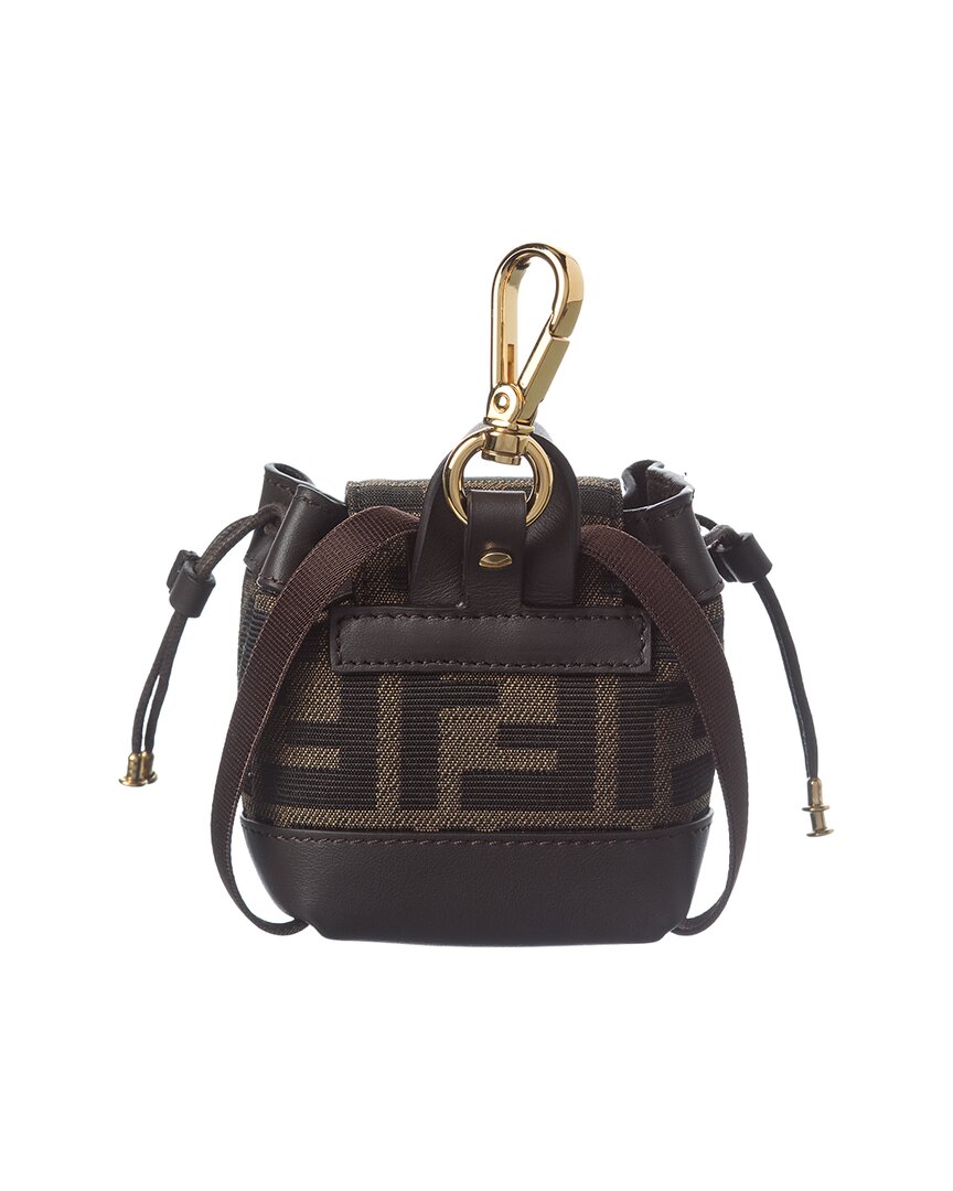 Nano Backpack Charm , Brown, One Size- Fendi