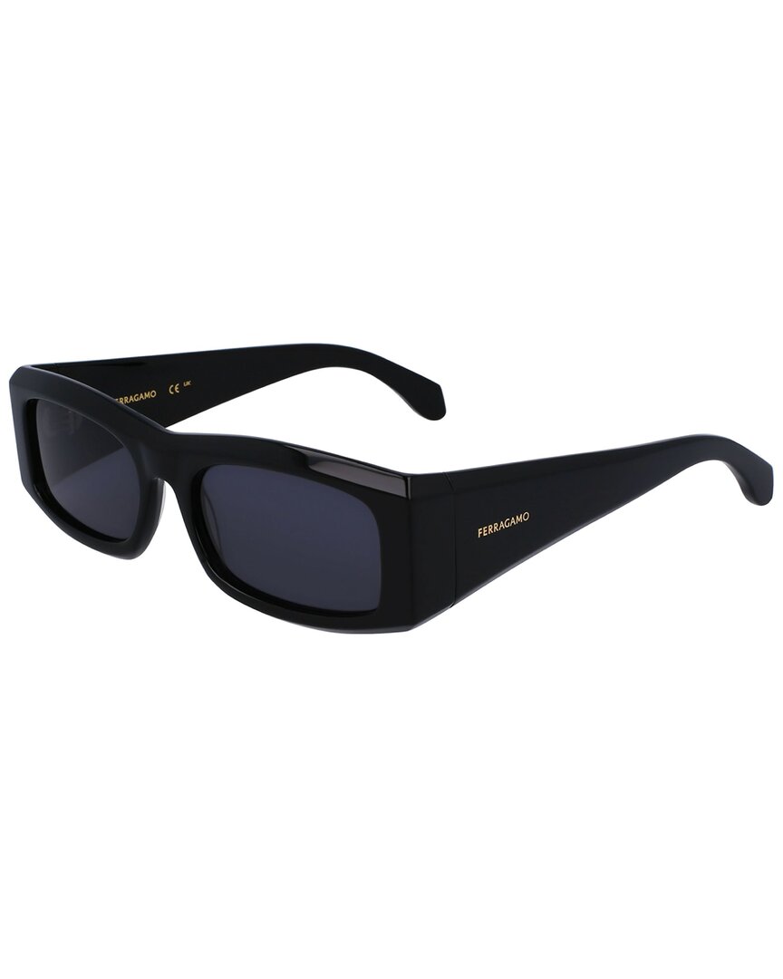 Ferragamo Men's Logo 57Mm Sunglasses