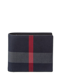 Burberry Check Canvas Bifold Wallet