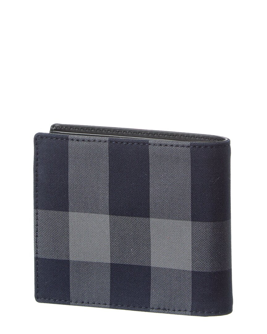Burberry Check Canvas Bifold Wallet