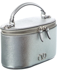 Valentino Vlogo Signature Mini Leather Vanity Bag