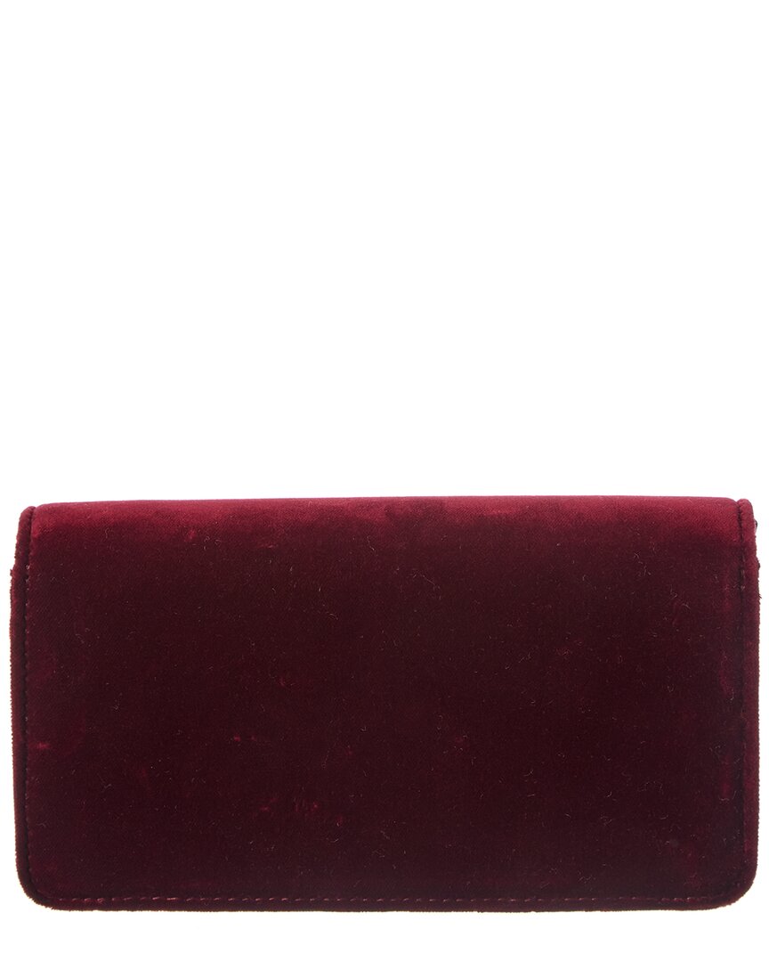 Valentino Valentino Vlogo Signature Mini Velvet Wallet On Chain