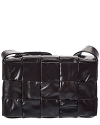 Bottega Veneta Bottega Veneta Cassette Small Maxi Intrecciato Leather Crossbody