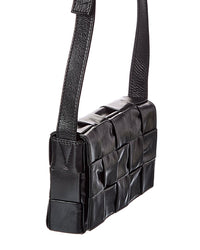 Bottega Veneta Bottega Veneta Cassette Small Maxi Intrecciato Leather Crossbody