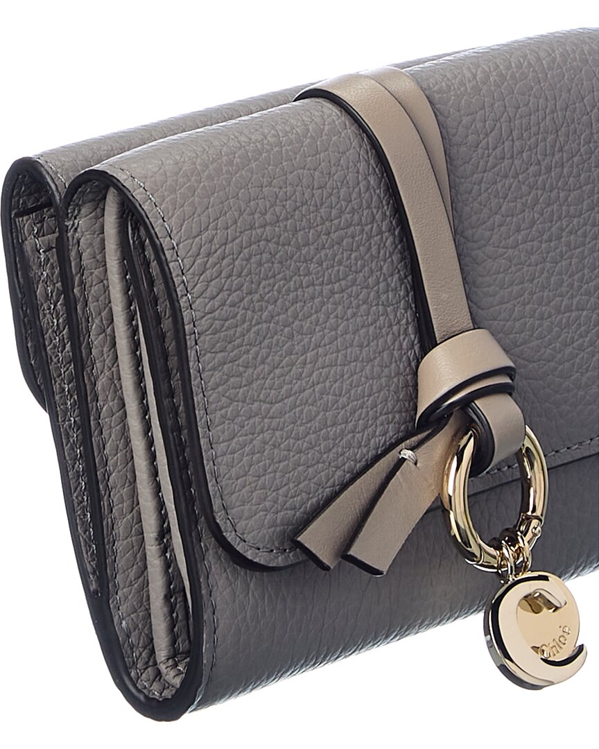 Chloé Alphabet Leather French Wallet
