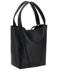 Chloe Spin Leather Bucket Bag