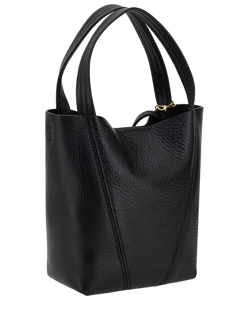 Chloe Spin Leather Bucket Bag